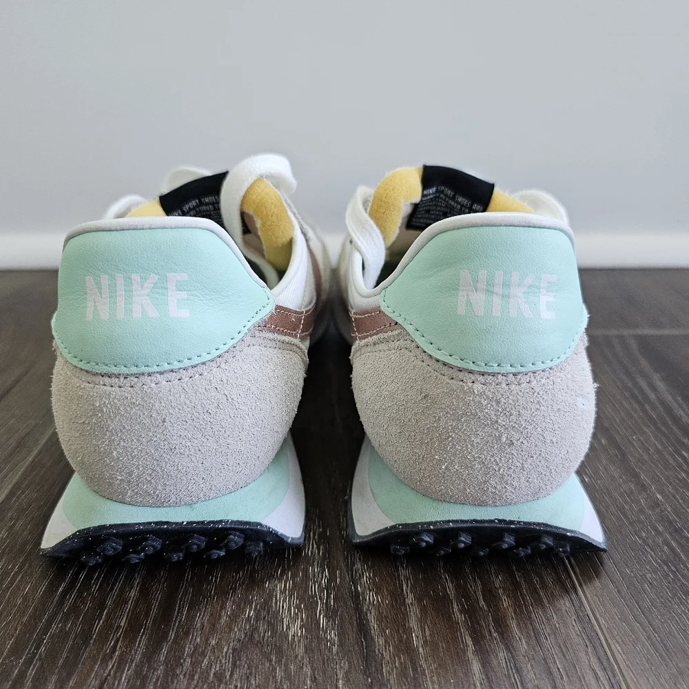 Nike Waffle Trainer 2 GS 'White Mint Copper Youth Sz 6.5Y #DC6477 102 - Picture 6 of 16